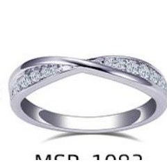 Crossover Eternity - KFJ-1083 - exclusive to KHOJA Fine Jewelry