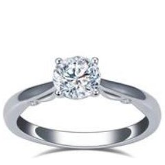 Cathedral Solitaire - KFJ-1090 - exclusive to KHOJA Fine Jewelry