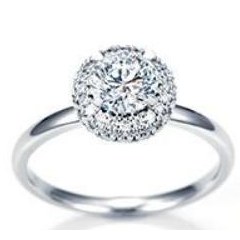 Full Pavé Halo - KFJ-1212