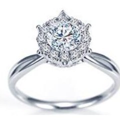 Statement Halo - KFJ-1338 - exclusive to KHOJA Fine Jewelry