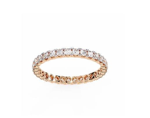 Cushion Eternity - KFJ-3009 - exclusive to KHOJA Fine Jewelry