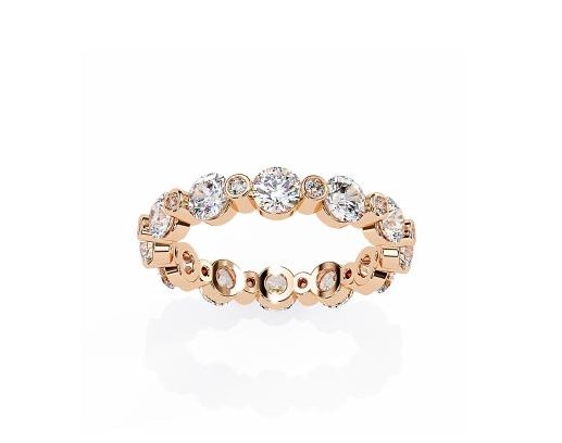 Oval East-West Band - KFJ-3012 - exclusive to KHOJA Fine Jewelry