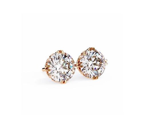 Oval Drop Earrings - KFJ-4007 - exclusive to KHOJA Fine Jewelry