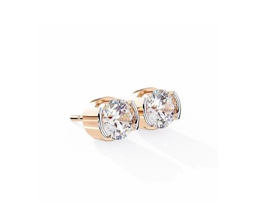 Pear Halo Drops - KFJ-4009 - exclusive to KHOJA Fine Jewelry