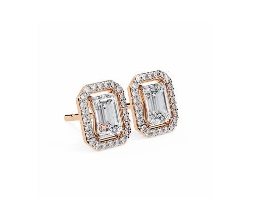 Heart Drop Earrings - KFJ-4012 - exclusive to KHOJA Fine Jewelry