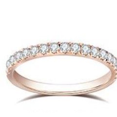 Rose Pavé Eternity - KFJ-451 - exclusive to KHOJA Fine Jewelry