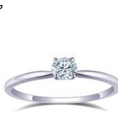 Petite Solitaire - KFJ-513 - exclusive to KHOJA Fine Jewelry