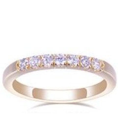 Rose Half-Eternity - KFJ-630 - exclusive to KHOJA Fine Jewelry