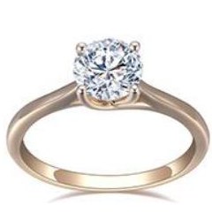 Rose Crown Solitaire - KFJ-879