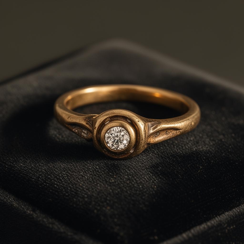 Before: vintage heirloom ring awaiting transformation